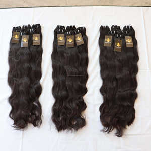 Mèches de cheveux 100% naturels à cuticules alignées, cheveux vierges à vague profonde, non traités, branches brutes, vente en gros, vendeurs de cheveux vierges - Product Image 3