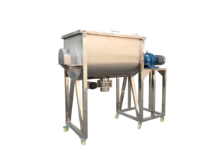 工业食品搅拌罐卧式粉末色带混合器/不锈钢自动卧式塑料彩色混合器 - Product Image 4