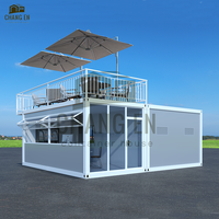 DYCE1 Conteneur de restaurant miniature préfabriqué en acier de 40 pieds, café de restauration rapide, bâtiment au design moderne pour appartement, hôtel, villa