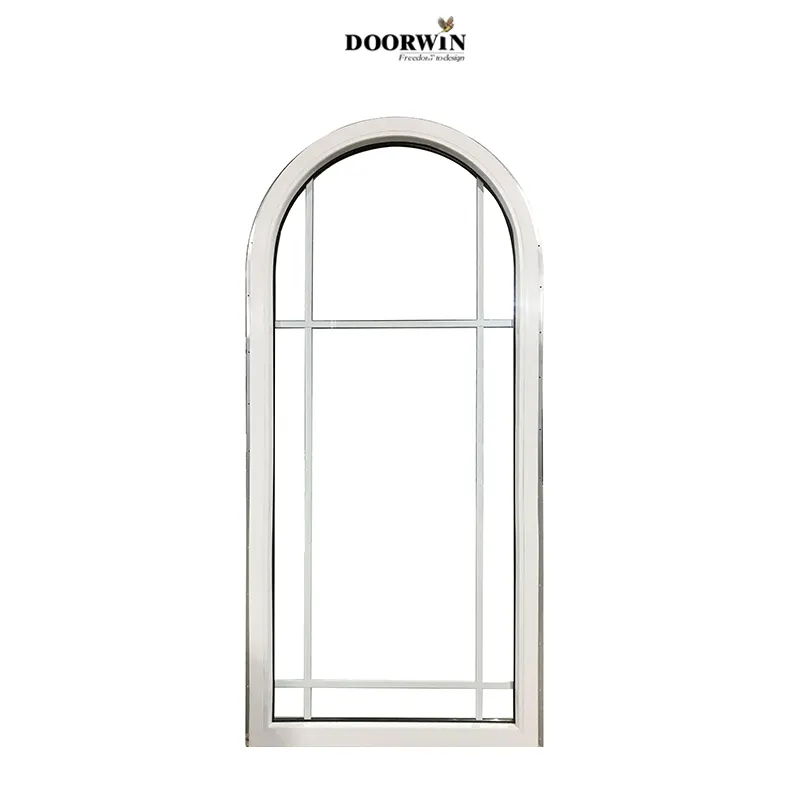 Doorwin ucuz fabrika fiyat upvc pencereler dairesel ev penceresi almanya donanım ile