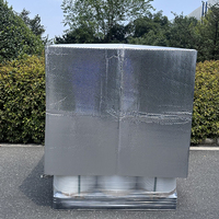 Housse et couverture isolantes thermiques pour palette