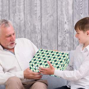 Boîtes cadeaux pour fête de la fête des pères, 12 pièces, motif cravate et barbe, fenêtre transparente, double face, boîtes cadeaux pour friandises de la fête des pères - Product Image 6