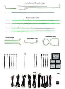 Luz ambiental UPsztec para <span class=keywords><strong>Toyota</strong></span> <span class=keywords><strong>Sienna</strong></span> Granvia 2021-2023 Luz ambiental LED para salpicadero interior - Product Image 4
