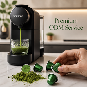 Cápsulas de Matcha de Aluminio Reciclables Compatibles con Máquinas Nespresso, Cápsulas de Té Verde Orgánico Sostenible, Suministro al por Mayor - Product Image 4