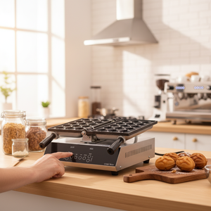 Nueva Máquina para Pastel de Nuez CookTech, Máquina Automática para Hotteok, Acero Inoxidable SUS304, Control Táctil Digital Inteligente, Portátil - Product Image 3