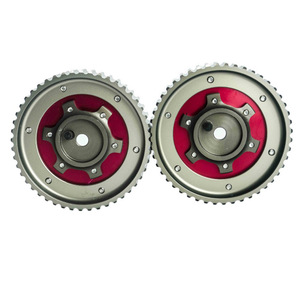 ชุดเฟืองแคมชาฟท์ปรับได้ Poyracing สีแดง อลูมิเนียมอัลลอย สำหรับรถบีเอ็มดับเบิลยู E21 E28 E30 E34 E36 318i อะไหล่แต่งเครื่องยนต์ - Product Image 5
