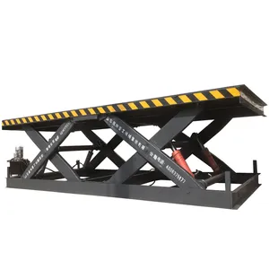 Customized pit in ground fixed hydraulic scissor lifting platform goods lift work table