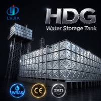 Prix d'usine, fournisseur fabricant, panneau 1,22x1,22m en acier Q235, réservoir d'eau souterrain galvanisé à chaud pour ferme en Ouganda