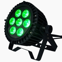 Projecteur LED de scène en aluminium 7x12W/15W/18W LED RGBW 4IN1RGBWA 5IN1RGBWY+UV 6IN1, étanche, DMX512, pour KTV, mariage, discothèque, bar, extérieur