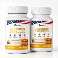 Private Label Curcumin-Kapseln Maßgeschneiderte Formel mit Vollständiger Transparenz Standardisiert 95% Curcuminoiden Rückverfolgbare Charge OEM