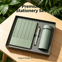 Carnet de notes A5 en cuir PU personnalisable de luxe pour entreprise, avec stylo, coffret cadeau et mug isotherme en acier inoxydable 304