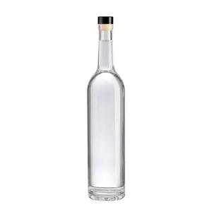 750Ml Glas Drank Fles Hoge West Lege Whisky Rum Gin Geest Wijn Fles