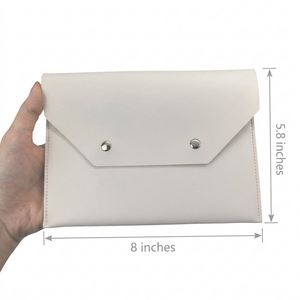 Faux Leather Mahjong Card Clutch Preppy Southern Style Game Organizer PU Leather Mahjong Card Clutch <b>Holder</b> Pouch - Product Image 4