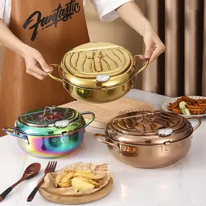 Keuken Kookgerei Aardappel Chip Thermometer Rvs Friteuse Pot Voor Koken