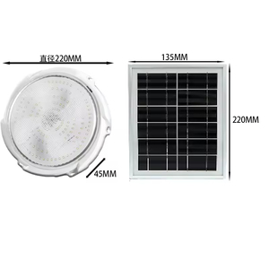 Solar <b>Ceiling</b> <b>Light</b> with Remote Control LED <b>Light</b> Lamp for Outdoor Camping Use for Home Garden Corridor - Product Image 5