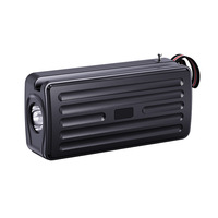 Haut-parleur sans fil Lumegi à énergie solaire en plastique pour enregistrement extérieur 5.3, multifonctionnel et portable pour vendeurs de rue