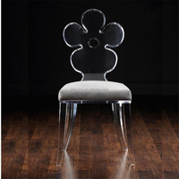 Chaise de salle à manger moderne en velours acrylique avec revêtement en acrylique, stable pour une utilisation en intérieur dans la maison, le bureau, l'hôtel, les salons