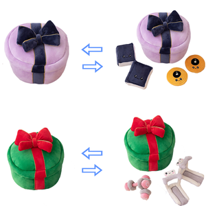 Caja de anillo de diamante de juguete de peluche personalizado de fábrica Día de San Valentín parejas sorpresa caja ciega juguete de peluche regalo para niños - Product Image 2