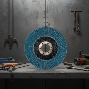 Disque à lamelles plat en résine de zirconium Ttake Ab6200 Series 6, 115x22 mm, support en fibre, grain 120, pour meuleuses d'angle - Product Image 3