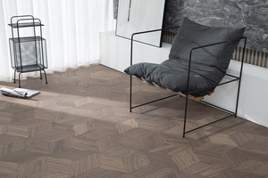 Baldosas <span class=keywords><strong>de</strong></span> Parqué <span class=keywords><strong>de</strong></span> Roble Cepillado Negro Nogal, Instalación con Sistema <span class=keywords><strong>de</strong></span> Clic, Pisos <span class=keywords><strong>de</strong></span> <span class=keywords><strong>Madera</strong></span> <span class=keywords><strong>de</strong></span> Ingeniería para Interiores Modernos - Product Image 3