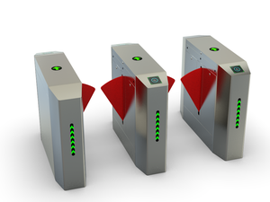 Barrière à battants tourniquet pour métro en acier inoxydable 304, protection IP68, fonction anti-entrée clandestine pour zones à fort trafic - Product Image 3