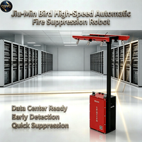 Robot de lutte contre l'incendie automatique à stockage sans pression et à vitesse de réponse élevée, conception portable pour centres de données IDC, détection précoce des incendies