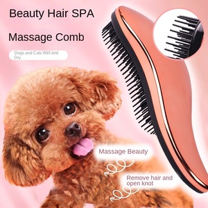 Premium Yüksek Kaliteli Anti-Statik Evcil Hayvan Masaj Tarağı Çift Kullanımlı Kuru-Islak Saç Fırçası Köpekler Kediler Günlük Bakım SPA Masaj Tüy - Product Image 1