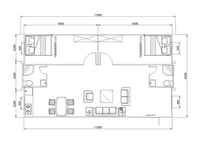 Maisons préfabriquées en acier modulaires modernes personnalisées en gros, extensibles, 2 à 5 chambres, appartement, villa miniature à bas prix