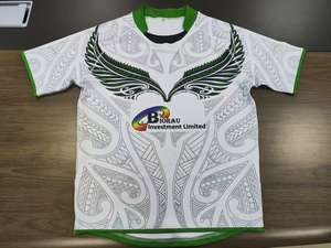 Uniformes de <span class=keywords><strong>Rugby</strong></span> Personalizados com Impressão de Logo Gratuita, Camiseta de <span class=keywords><strong>Rugby</strong></span> de Tecido de Qualidade Premium, Roupas Esportivas da Equipe Au, Calções de <span class=keywords><strong>Rugby</strong></span> Respiráveis OEM - Product Image 5