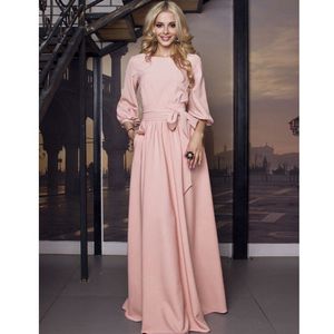 <span class=keywords><strong>Robe</strong></span> <span class=keywords><strong>longue</strong></span> <span class=keywords><strong>blanche</strong></span> à nœud papillon vintage sur mesure pour femmes, manches lanternes, <span class=keywords><strong>robe</strong></span> élégante, robes longues - Product Image 2