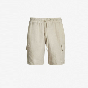 Personnalisé Été Sweatwear En Gros <span class=keywords><strong>lin</strong></span> short hommes - Product Image 3