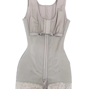 Combinaison amincissante post-opératoire pour femme, jersey à compression élevée, <span class=keywords><strong>ventre</strong></span> <span class=keywords><strong>plat</strong></span>, logo personnalisable, vêtement de mise en forme du corps - Product Image 4