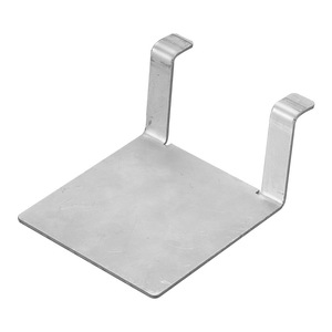 Stainless Steel Wall Mount Bracket Rectangle Hook For Storage Behind Doors Or On Walls Durable Neatening Accessory - Product Image 2