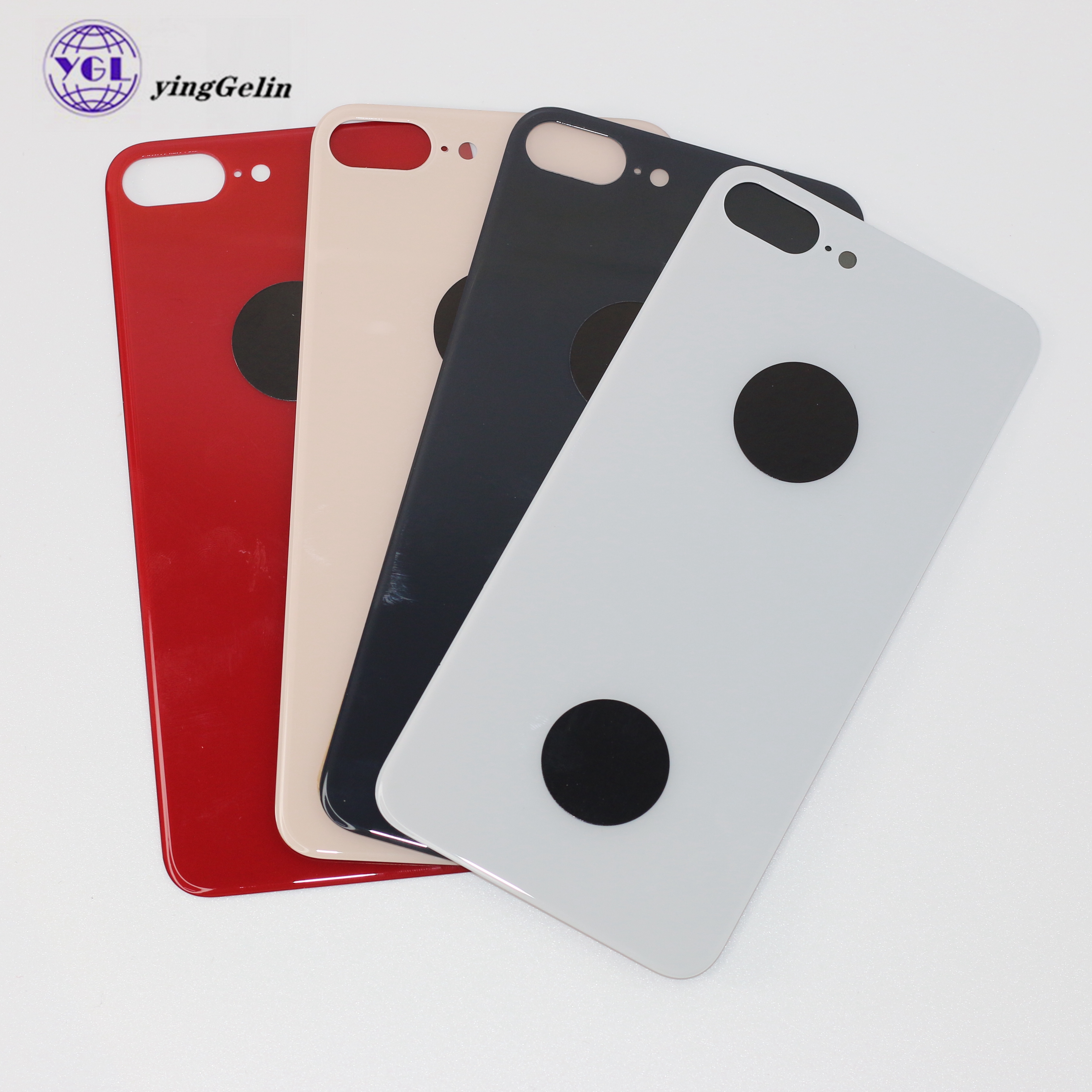 Оригинальная задняя крышка батарейного отсека OEM, замена корпуса задней крышки для iPhone, заднее стекло с большим отверстием