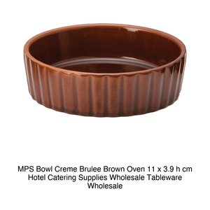 Tazón para Creme Brulee Marrón de 11 × 3.9 cm, Apto para Horno, Mps - Product Image 2