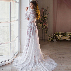 casual elegant wedding dresses Elegant Cotton Maternity Photography Dress, Light Blue / M main image 0