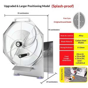 High quality Brand Commercial Cutting Slicer Machine PLC Core Components 1 Year Warranty <b>Multifunctional</b> Fruit <b>Vegetable</b> - Product Image 2