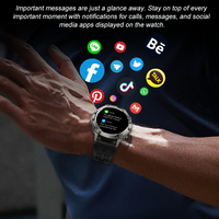 Montre connectée sport S81 à succès, écran rond 1,39 pouces, appels Bluetooth, étanche IP68, moniteur de fréquence cardiaque, lampe torche pour hommes et femmes en extérieur