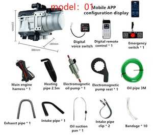 Calentador de Agua de Estacionamiento de Gasolina Webasto de 12v/24v, 5kw/10kw, Popular, para Camiones, Furgonetas y <span class=keywords><strong>Autocaravanas</strong></span> - Product Image 4