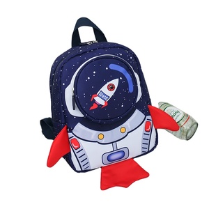 Carino cartone animato spazio razzo zaino per le ragazze 1-3 anni grande Casual per la scuola materna con Logo animale <span class=keywords><strong>Anime</strong></span> - Product Image 1
