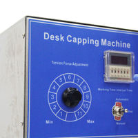 Máquina Tapadora de Botellas Eléctrica Semiautomática KDM-SC60 para Frascos de Cosméticos, Botellas de Vidrio y Plástico