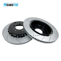 Hsingyik 320 MM MR370723 Rotor de disco de freno delantero de 2 piezas para Mitsubishi Lancer Evo VIII IX 31345 4615A031