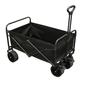 Chariot de <span class=keywords><strong>courses</strong></span> pliable portable à quatre roues en acier inoxydable étanche pour le camping et les outils de stand - Product Image 2
