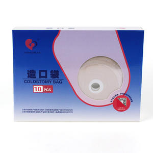 Sac d'ostomie Jianzhijia One Piece, 10 pièces, sac de drainage adhésif pour stomie, usage général - Product Image 2