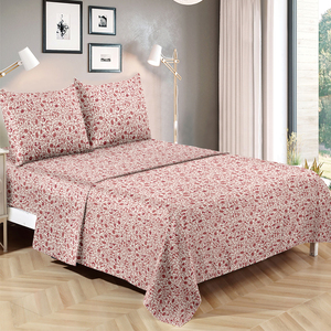 Ensemble de draps de lit double de qualité supérieure, confortable et super doux, certifié OEKO-TEX, en polyester 1800TC - Product Image 4