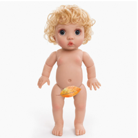 Poupée réaliste en silicone souple de 16 pouces, corps entier, fille reborn, peau 3D réaliste, princesse, poupée de simulation, à habiller, cadeau d'anniversaire pour enfants