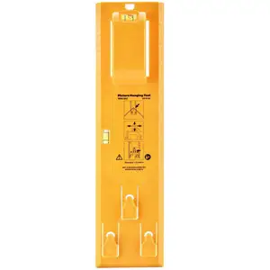 Yellow Easy Frame Picture Hanger picture hanging tool with Level