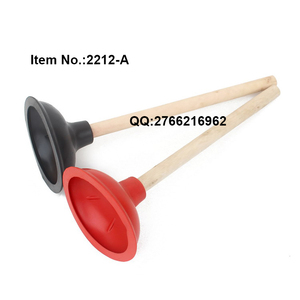 <span class=keywords><strong>Desatascador</strong></span> de <span class=keywords><strong>Inodoro</strong></span> HQ2212-B con Palo de Madera y Ventosa de Goma Natural - Product Image 3