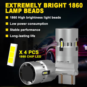 G-View หลอดไฟ LED GSC-TP-3157 CANbus ไร้ข้อผิดพลาดมีสีขาวเหลืองสว่างมาก IP65กันน้ำหลอดไฟ LED <span class=keywords><strong>T25</strong></span> 2000LM สำรอง - Product Image 2