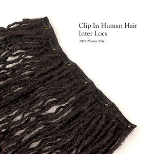 Vastdreads 2025 Nouveau Design | Clip Dans L'extension De Cheveux | Afro Kinky Curly Interlocs Cheveux Humains Dreadlocks Extensions Locs Naturels - Product Image 4